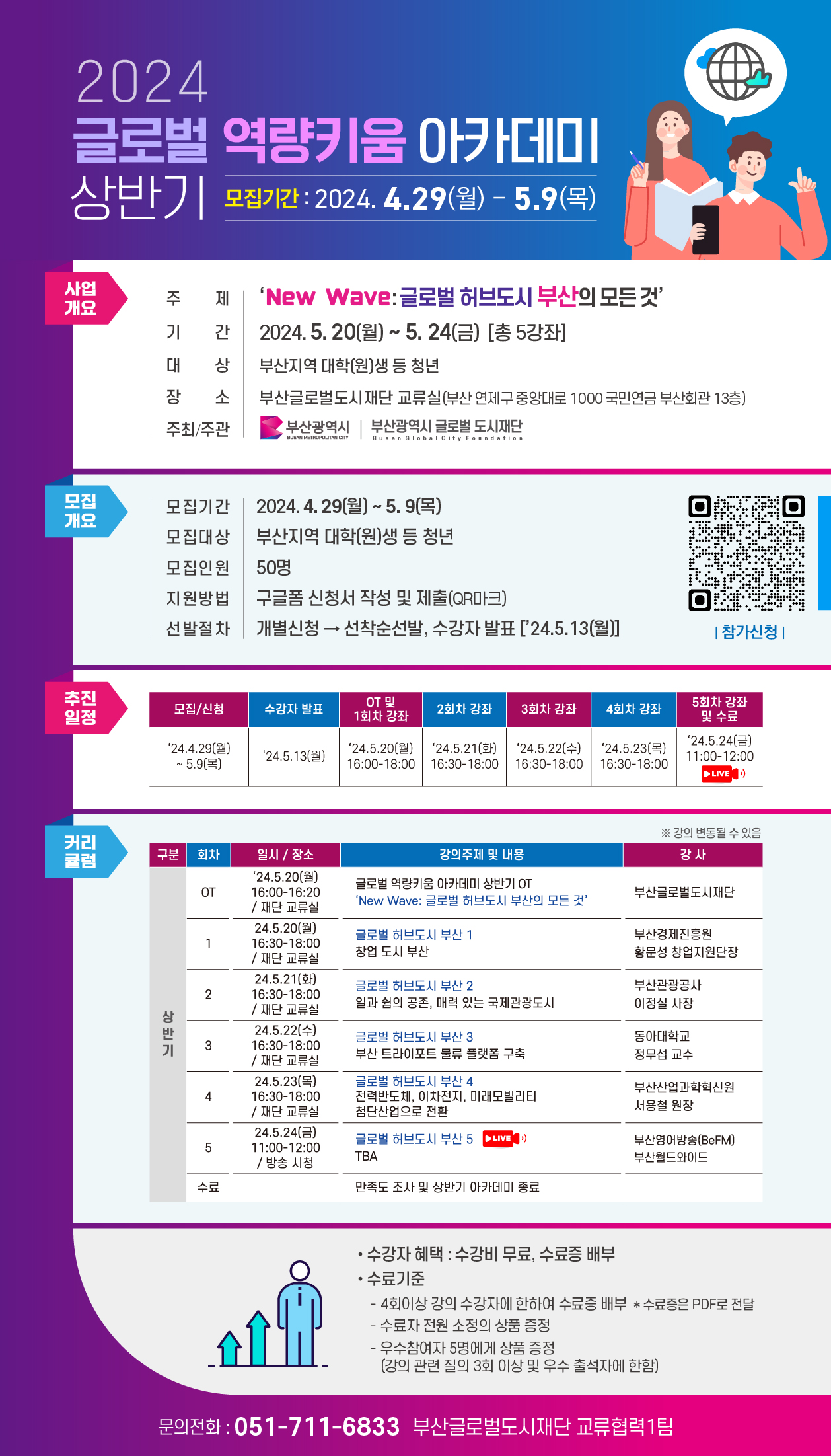 2024 글로벌 역량키움 아카데미 수강자 모집 | 헤어디자인학과